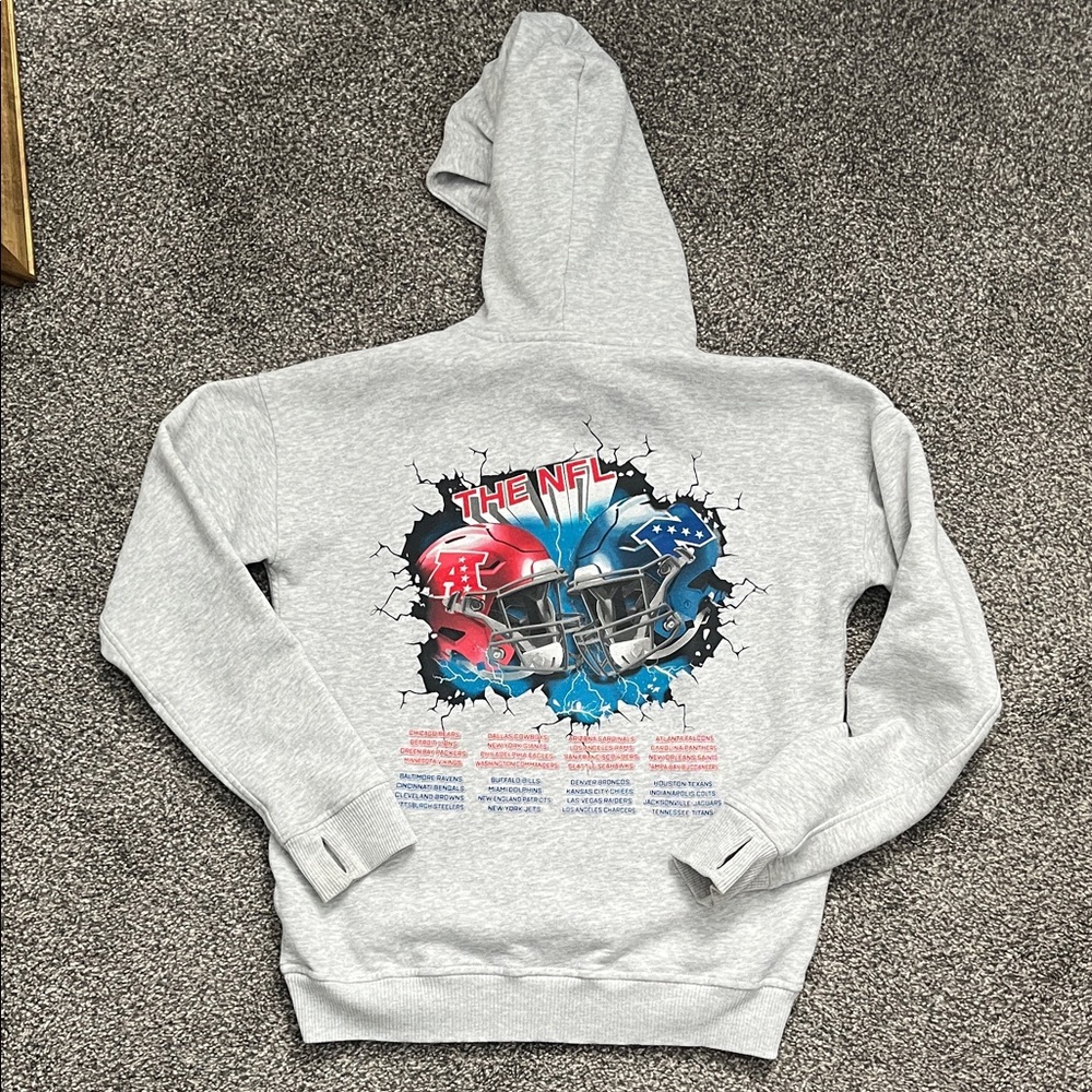 Youth Gray NFL Hoodie Abercrombie